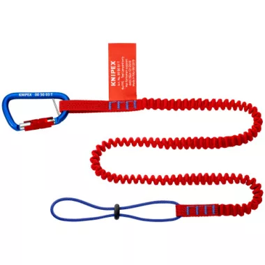 KNIPEX 00 50 05 T BK Biztosítórendszer-készlet karabinerrel rögzítve