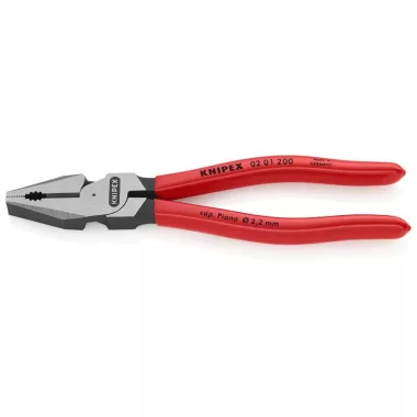 KNIPEX 02 01 200 SB Erő kombifogó feketére foszfátozott 200 mm