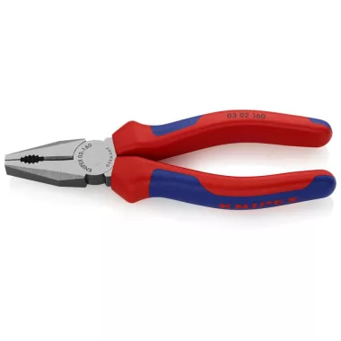 KNIPEX 03 02 160 SB Kombinált fogó feketére foszfátozott 160 mm