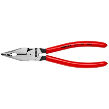 KNIPEX 08 21 185  Hegyes kombinált fogó 185 x 50 x 11 mm