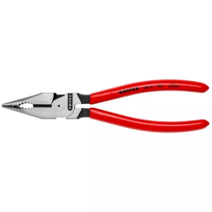 KNIPEX 08 21 185  Hegyes kombinált fogó 185 x 50 x 11 mm