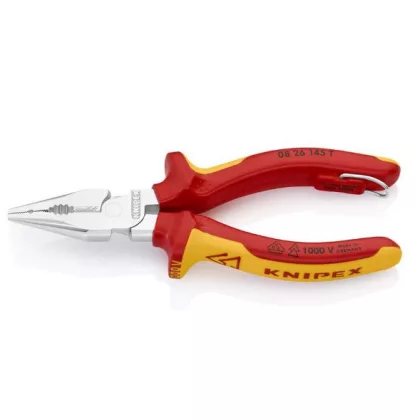   KNIPEX 08 26 145 T BK 145 mm, keskeny, lapos, kombinált, CrV, VDE