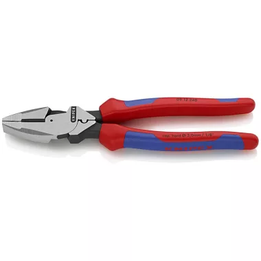 KNIPEX 09 12 240 SB Kábelfogó “Lineman’s Pliers” Amerikai modell feketére foszfátozott 240 mm