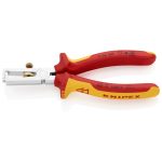   KNIPEX 11 06 160 SB Huzalcsupaszító fogó Nyitórugóval, univerzális krómozott VDE 160 mm