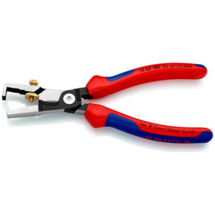   KNIPEX 13 62 180 StriX Insul Csupaszító fogó kábelvágó ollóval 180 x 51 x 20 mm
