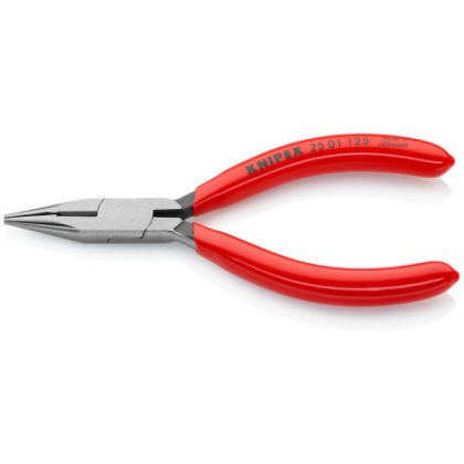   KNIPEX 25 01 125  Fél-kerek csőrű fogó vágóéllel (Rádiófogó) 125 x 56 x 12 mm
