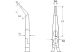 KNIPEX 25 21 160 Fél-kerek csőrű fogó vágóéllel (Rádiófogó) 160 x 50 x 20 mm