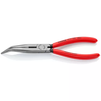   KNIPEX 26 21 200 Fél-kerek csőrű fogó vágóéllel (gólyacsőr fogó) 200 x 47 x 13 mm