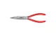 KNIPEX 26 21 200 Fél-kerek csőrű fogó vágóéllel (gólyacsőr fogó) 200 x 47 x 13 mm