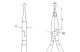 KNIPEX 27 01 160 Félkerek csőrű fogó közbenső vágóval (telefonfogó) 160 x 51 x 12 mm