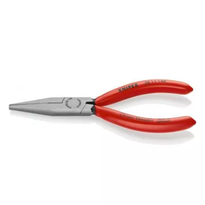   KNIPEX 30 11 140 SB hosszú orrfogó műanyag bevonatú fekete atramentált 140 mm (önkiszolgáló kártya/buborékfólia)