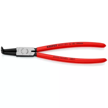KNIPEX 44 21 J31 Seeger-gyűrű fogó Furatokban lévő belső gyűrűkhöz 215 x 47 x 14 mm