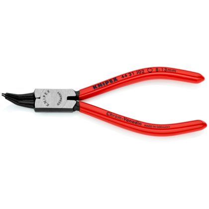   KNIPEX 44 31 J02 Seeger-gyűrű fogó Furatokban lévő belső gyűrűkhöz 45°-os szögű 140 x 48 x 11 mm