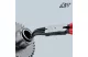 KNIPEX 44 31 J22 Seeger-gyűrű fogó Furatokban lévő belső gyűrűkhöz 45°-os szögű 180 x 48 x 18 mm
