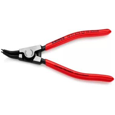 KNIPEX 46 31 A12 Seeger-gyűrű fogó Külső gyűrűkhöz, (tengelyek) 45°-os szögű 130 x 67 x 11 mm