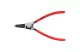 KNIPEX 46 31 A22 Seeger-gyűrű fogó Külső gyűrűkhöz, (tengelyek) 45°-os szögű 185 x 38 x 12 mm