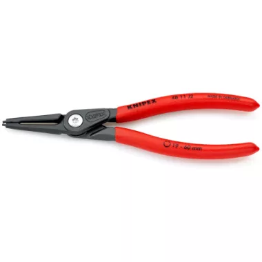 KNIPEX 48 11 J2 Precíziós Seeger-gyűrű fogó Furatokban lévő belső gyűrűkhöz 180 x 46 x 13 mm