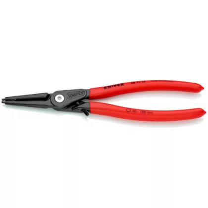   KNIPEX 48 31 J3 Precíziós Seeger-gyűrű fogó Furatokban lévő belső gyűrűkhöz Túlfeszítés elleni védelemmel 225 x 50 x 14 mm