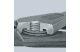 KNIPEX 49 11 A0 Precíziós Seeger-gyűrű fogó Külső gyűrűkhöz, (tengelyek) 140 x 62 x 12 mm