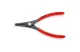KNIPEX 49 11 A2 Precíziós Seeger-gyűrű fogó Külső gyűrűkhöz, (tengelyek) 180 x 40 x 13 mm