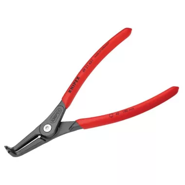 KNIPEX 49 21 A31 SB Precíziós körgyűrű fogó külső 90°-ban hajlított hegy 40-100mm A31