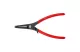 KNIPEX 49 31 A3 Precíziós Seeger-gyűrű fogó Külső gyűrűkhöz, (tengelyek) Túlfeszítés elleni védelemmel 225 x 49 x 14 mm
