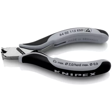 KNIPEX 64 02 115 ESD Elektronikai homlokcsípőfogó 115 x 62 x 17 mm