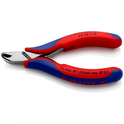   KNIPEX 64 42 115 Elektronikai homlokcsípőfogó 115 x 68 x 17 mm