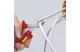 KNIPEX 73 05 160 T BK X-Cut  Kompakt oldalcsípőfogó krómozott 160 mm