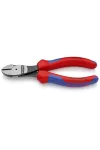KNIPEX 74 02 160 SB Erő-kímélő oldalcsípőfogó feketére foszfátozott 160 mm