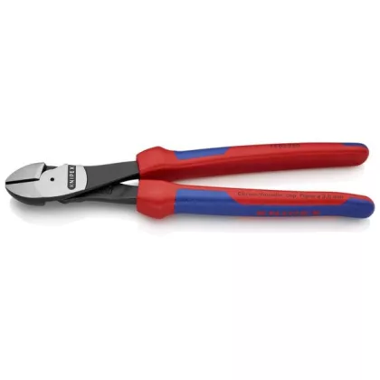   KNIPEX 74 02 250 SB Erő-kímélő oldalcsípőfogó feketére foszfátozott 250 mm