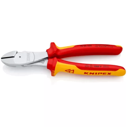   KNIPEX 74 06 200  Erő-kímélő oldalcsípőfogó 200 x 56 x 26 mm