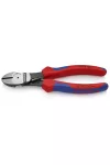 KNIPEX 74 12 180 SB Erő-kímélő oldalcsípőfogó feketére foszfátozott 180 mm
