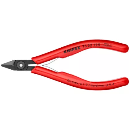   KNIPEX 75 22 125  Elektronikai oldalcsípőfogó 125 x 60 x 14 mm