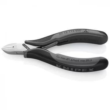 KNIPEX 77 12 115 ESD Elektronikai oldalcsípőfogó ESD 115 mm