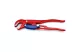 KNIPEX 83 60 010 Csőfogó S-pofa Gyorsállítással 330 x 70 x 25 mm