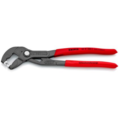   KNIPEX 85 51 250 C Tömlőbilics-fogó Click-bilicsekhez 250 x 50 x 20 mm