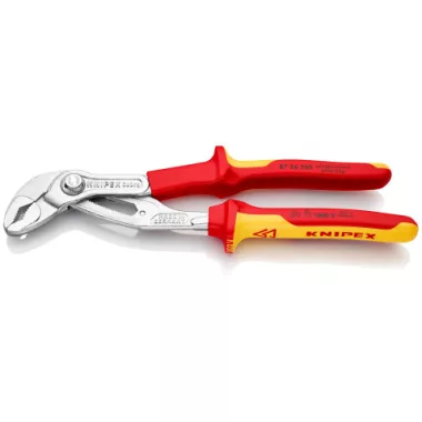 KNIPEX 87 26 250 Cobra® VDE Hightech vízpumpa-fogó, szigetelt 250 x 59 x 20 mm