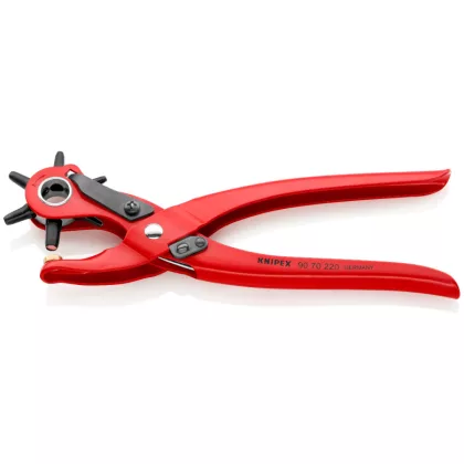KNIPEX 90 70 220 Revolver-lyukasztófogó 220 x 64 x 15 mm