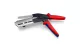 KNIPEX 95 02 21 Olló műanyagokhoz Kábelcsatornákhoz is 275 x 52 x 19 mm
