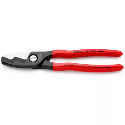   KNIPEX 95 11 200 Kábelolló Kettős vágóéllel 200 x 21 x 15 mm