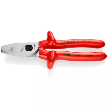 KNIPEX 95 17 200 Kábelolló Kettős vágóéllel 200 x 80 x 34 mm