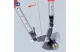 KNIPEX 95 32 038 Kábelolló (racsnis elv) Teleszkópos szárral 570 x 160 x 45 mm