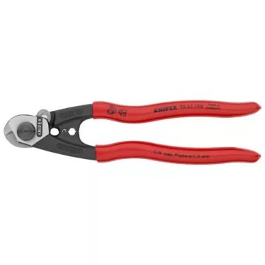 KNIPEX 95 61 190 SB Drótkötél olló kovácsolt 190 mm