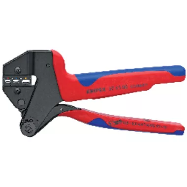KNIPEX 97 43 06 Krimpelő-rendszerfogó Cserélhető krimp profilokhoz 200 x 96 x 18 mm