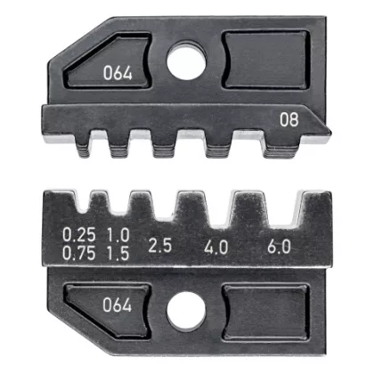   KNIPEX 97 49 08 Krimpelő profil Szigetelt + szigeteletlen érvéghüvelyhez 50 x 17 mm