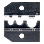   KNIPEX 97 49 11 Krimpelő profil DIN 46234 és DIN 46235 szerinti szigeteletlen összenyomható, cső- és préssarukhoz 12 x 32 mm