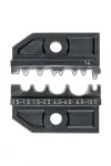 KNIPEX 97 49 14 Krimpelő profil DIN 46234 és DIN 46235 szerinti szigeteletlen összenyomható, cső- és préssarukhoz 50 x 17 mm
