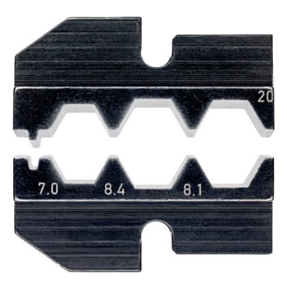   KNIPEX 97 49 20 Krimpelő profil F dugókhoz a TV- és műholdas csatlakozás számára 50 x 12 mm