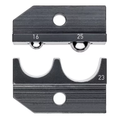 KNIPEX 97 49 23 Krimpelő profil Szigeteletlen kábelsarukhoz és kábelösszekötőkhöz 50 x 12 mm